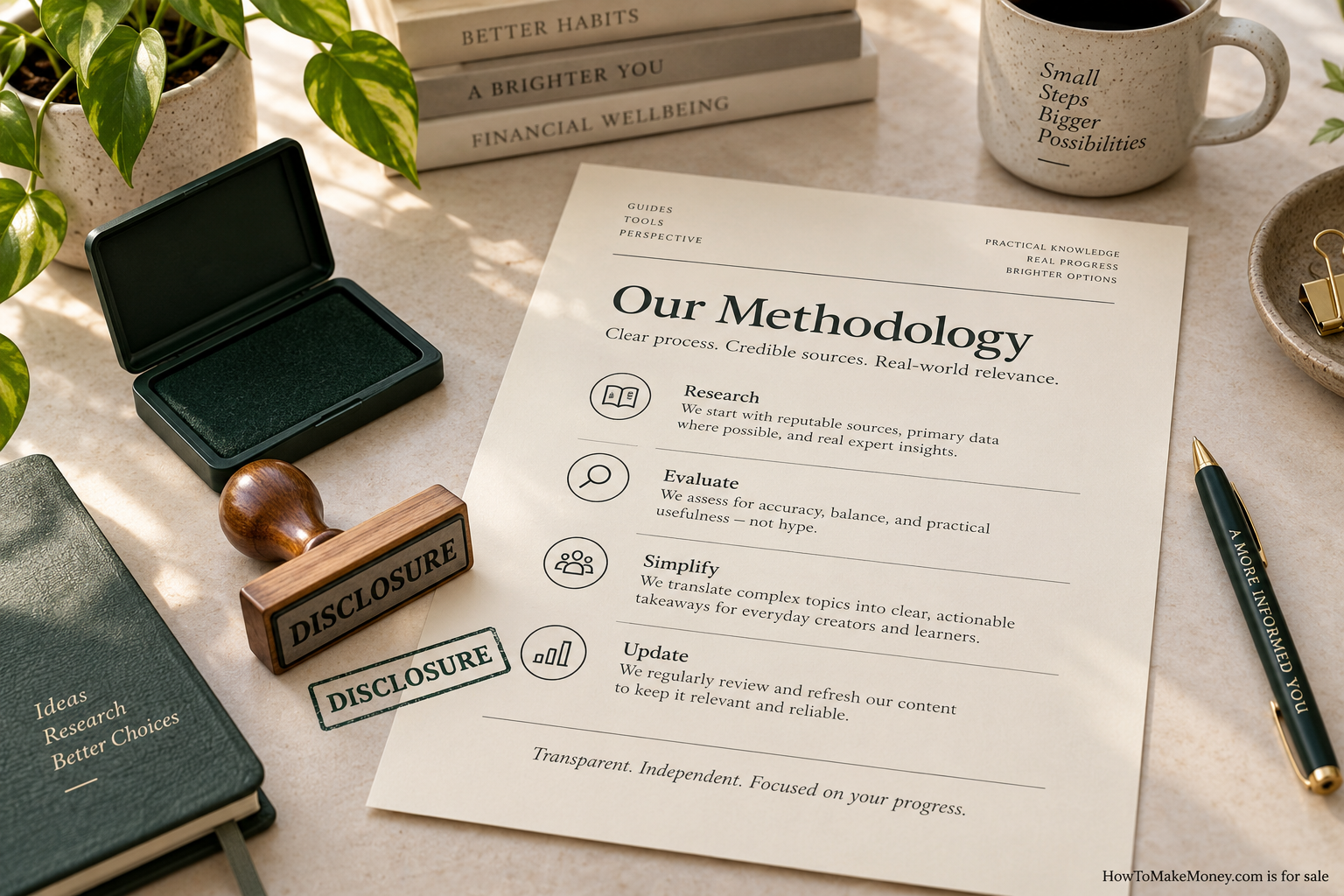 Editorial image for building trust when money content is noisy